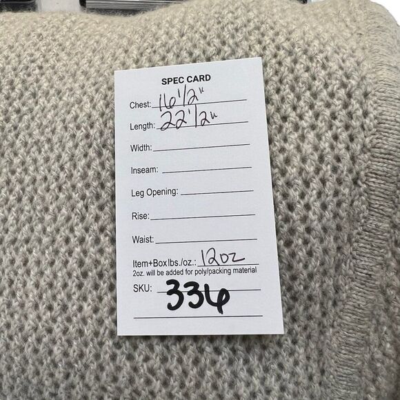 Patagonia Women's Chunky Knit Wool Blend Crewneck Sweater Grey Size XS - Picture 6 of 6